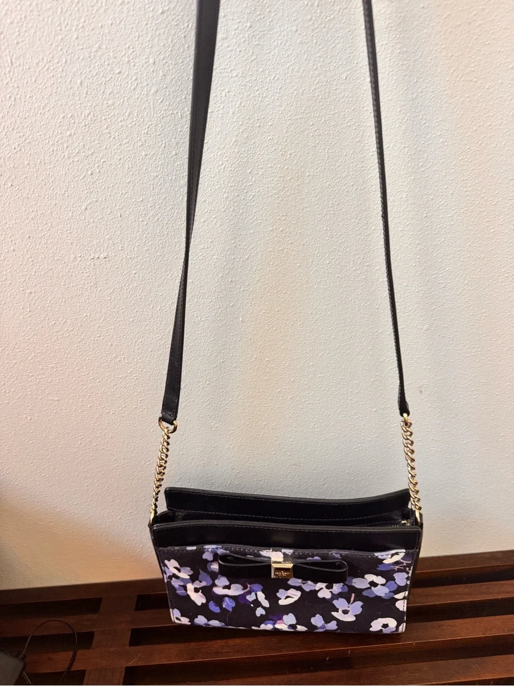 Kate Spade Floral & Leather Purse